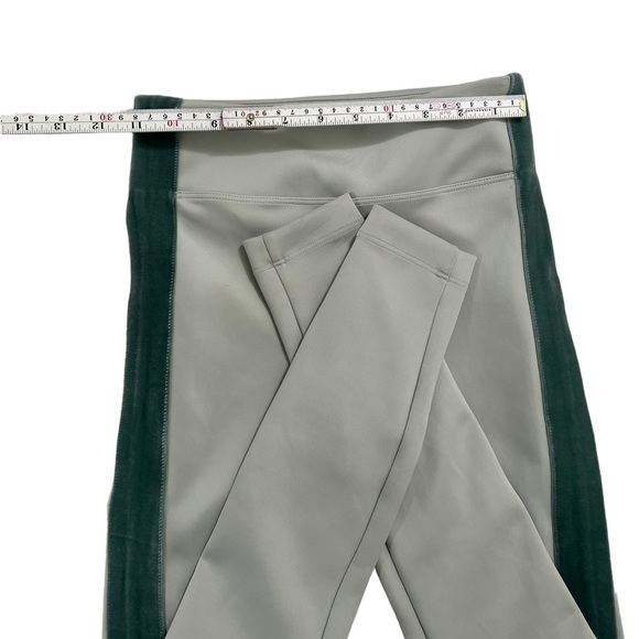 Koral Green Velvet Stripe Leggings XS - Picture 5 of 8